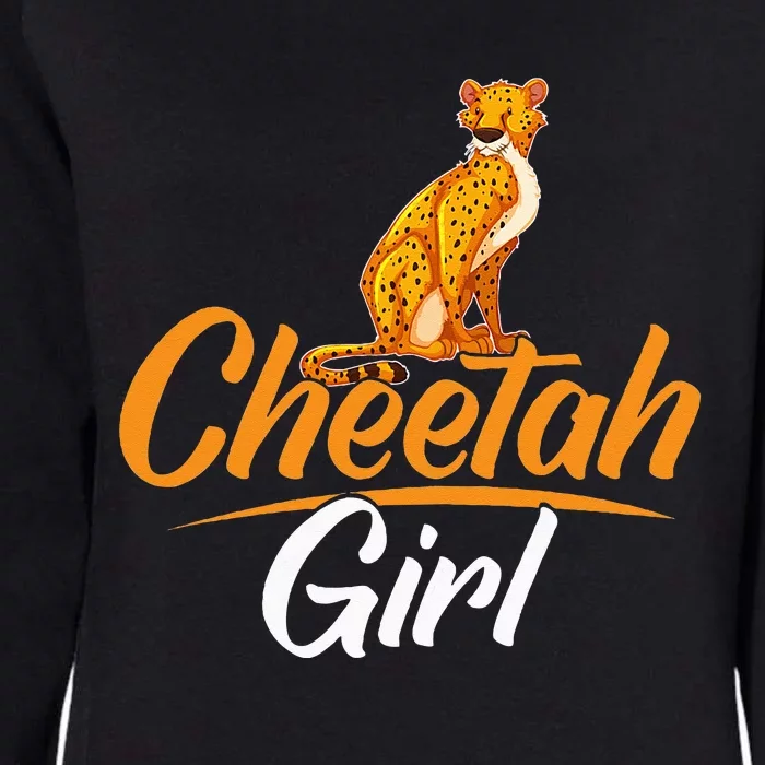 Cheetahs Funny Wild Cat Cheetah Girl Womens California Wash Sweatshirt