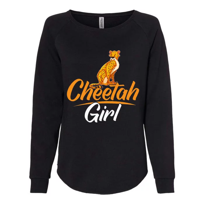 Cheetahs Funny Wild Cat Cheetah Girl Womens California Wash Sweatshirt