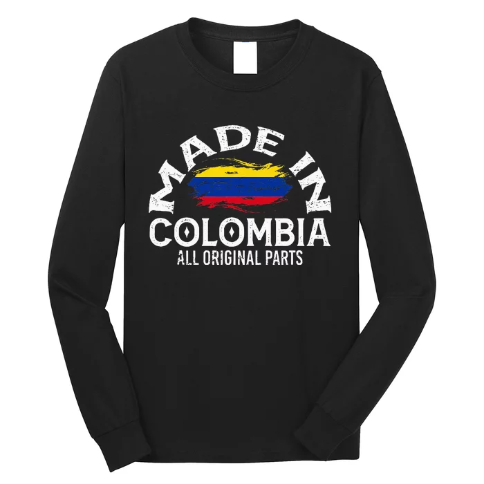 Colombia For Wo Colombian Made Flag Long Sleeve Shirt