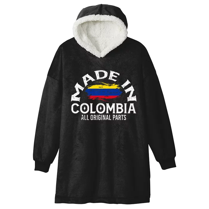 Colombia For Wo Colombian Made Flag Hooded Wearable Blanket