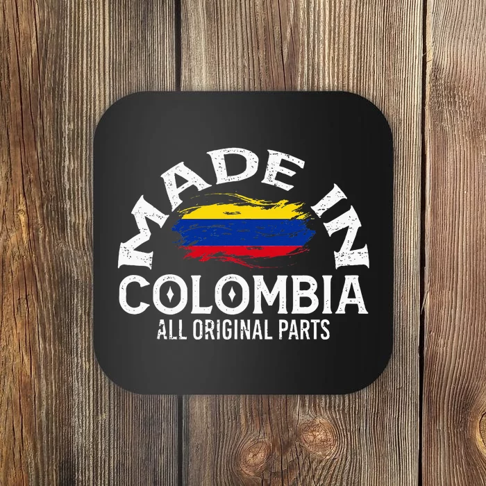 Colombia For Wo Colombian Made Flag Coaster