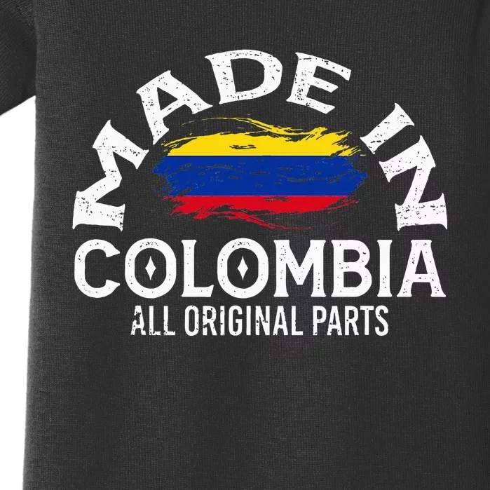 Colombia For Wo Colombian Made Flag Baby Bodysuit