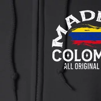 Colombia For Wo Colombian Made Flag Full Zip Hoodie