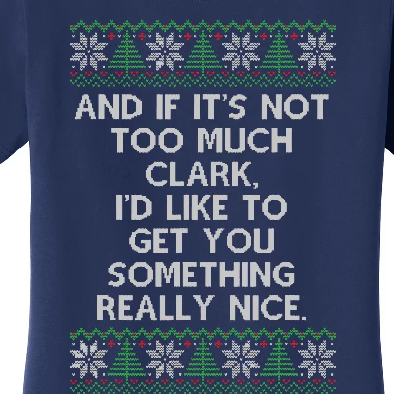 Christmas Family Winter Vacation Ugly Sweater Style Women's T-Shirt