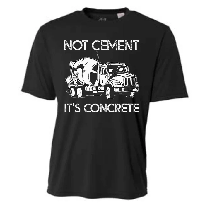 Concrete Finisher Worker Cement Mixer Truck Driver Cooling Performance Crew T-Shirt