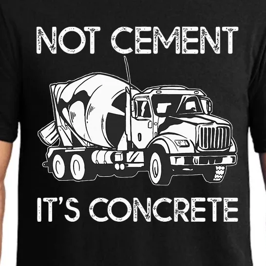 Concrete Finisher Worker Cement Mixer Truck Driver Pajama Set