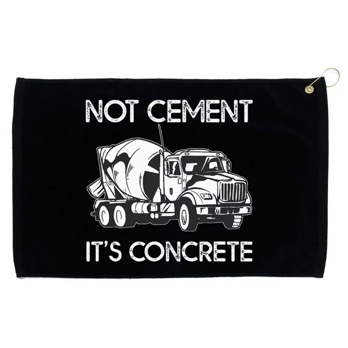 Concrete Finisher Worker Cement Mixer Truck Driver Grommeted Golf Towel