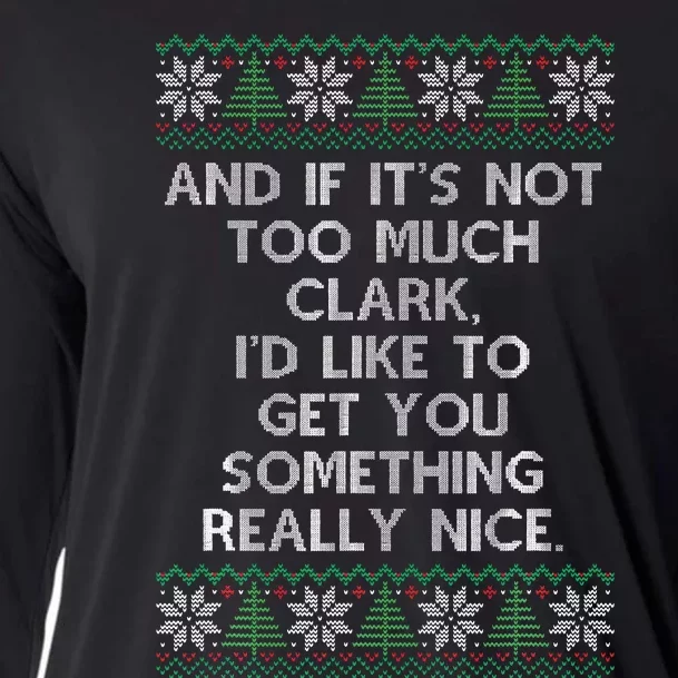 Christmas Family Winter Vacation Ugly Sweater Style Cooling Performance Long Sleeve Crew