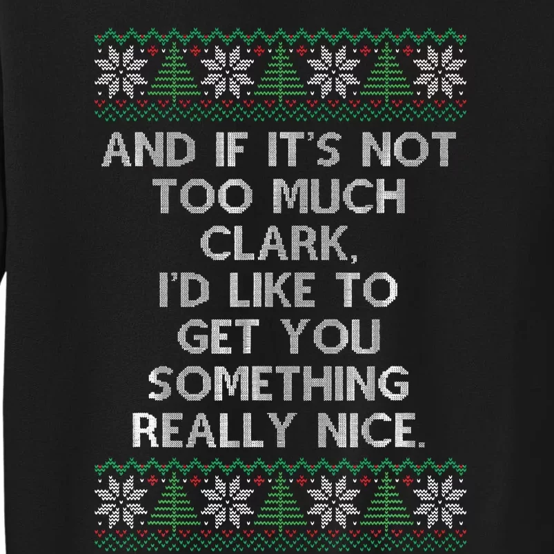 Christmas Family Winter Vacation Ugly Sweater Style Tall Sweatshirt