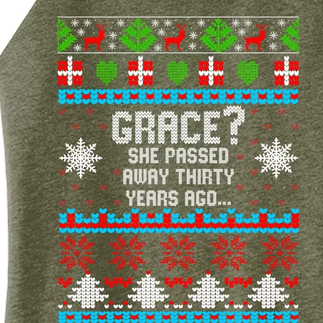 Christmas Family Winter Vacation Ugly Sweater Style Women’s Perfect Tri Rocker Tank