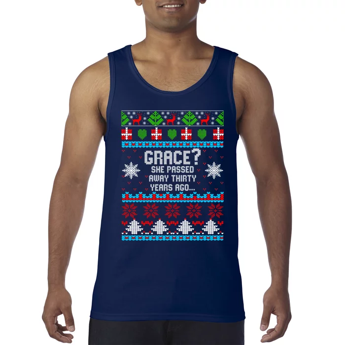 Christmas Family Winter Vacation Ugly Sweater Style Tank Top