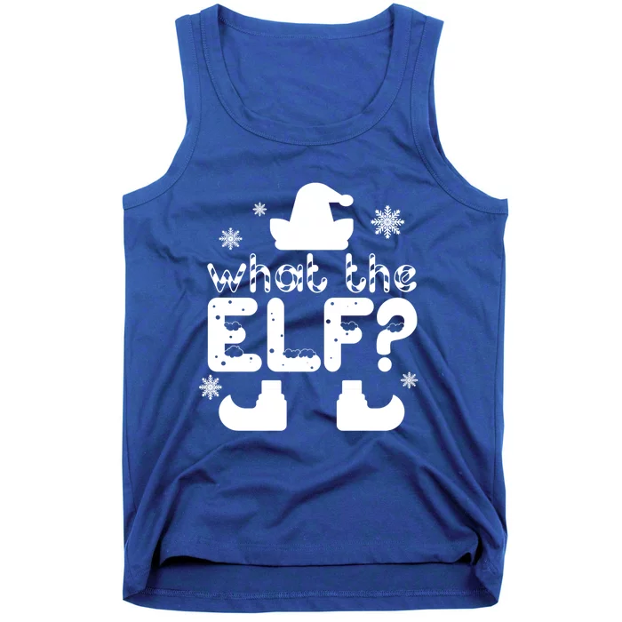 Christmas Funny What The Elf Gift Tank Top