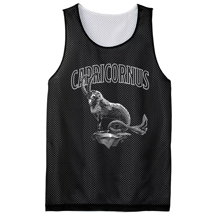 Capricorn Facts Wolf Apparel Zodiac Sign Horoscope Astrology Mesh Reversible Basketball Jersey Tank