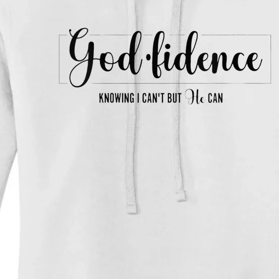 Christian For Women Godfidence Trust God Faith Gift Women's Pullover Hoodie