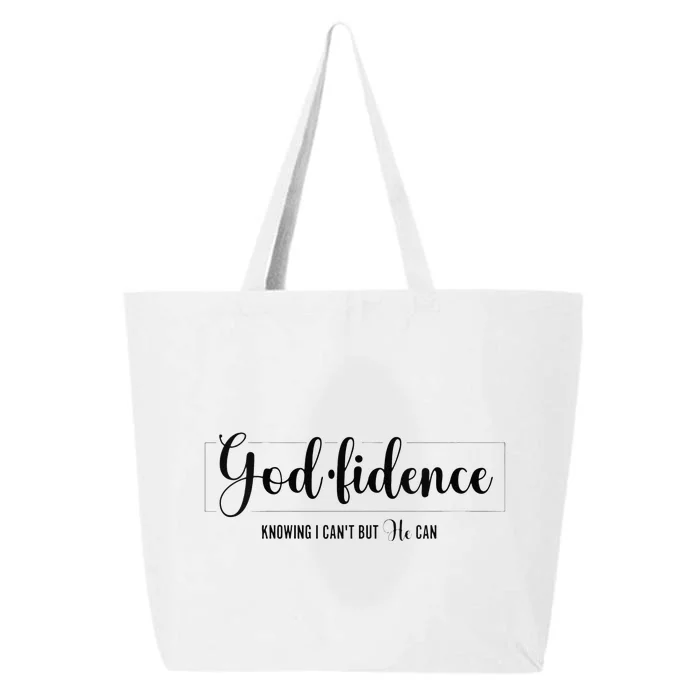 Christian For Women Godfidence Trust God Faith Gift 25L Jumbo Tote