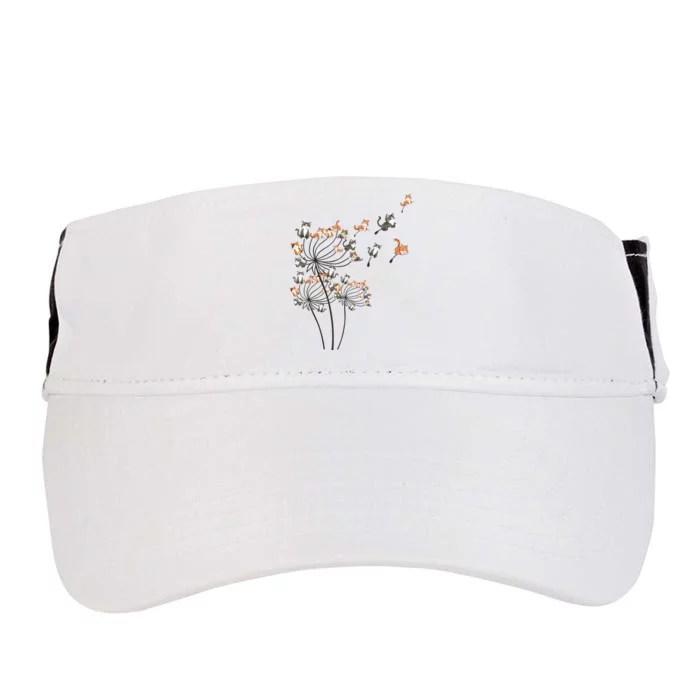 Cat For Women Cute Dandelion Flower Adult Drive Performance Visor