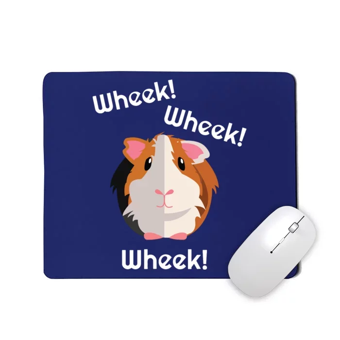 Cute Funny Wheek Guinea Pig Owner Cavy Lover Mousepad