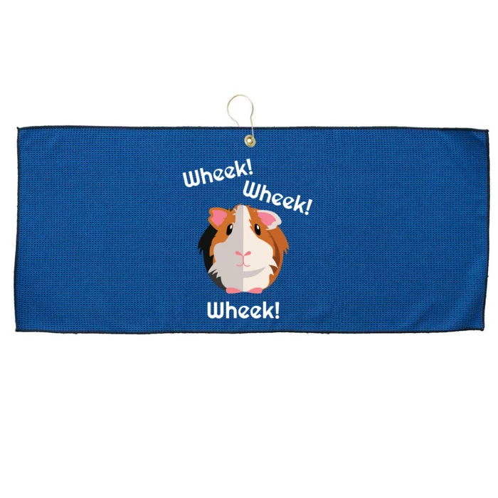 Cute Funny Wheek Guinea Pig Owner Cavy Lover Large Microfiber Waffle Golf Towel