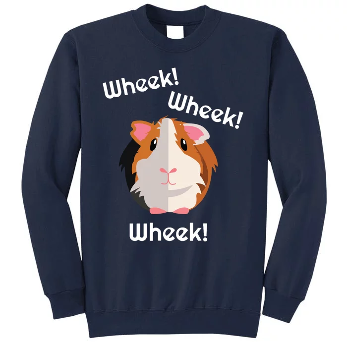 Cute Funny Wheek Guinea Pig Owner Cavy Lover Tall Sweatshirt