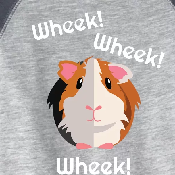 Cute Funny Wheek Guinea Pig Owner Cavy Lover Toddler Fine Jersey T-Shirt