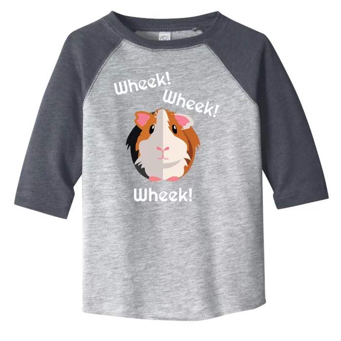 Cute Funny Wheek Guinea Pig Owner Cavy Lover Toddler Fine Jersey T-Shirt