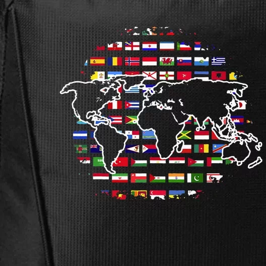 Country Flags World Map Traveling International World Flags City Backpack