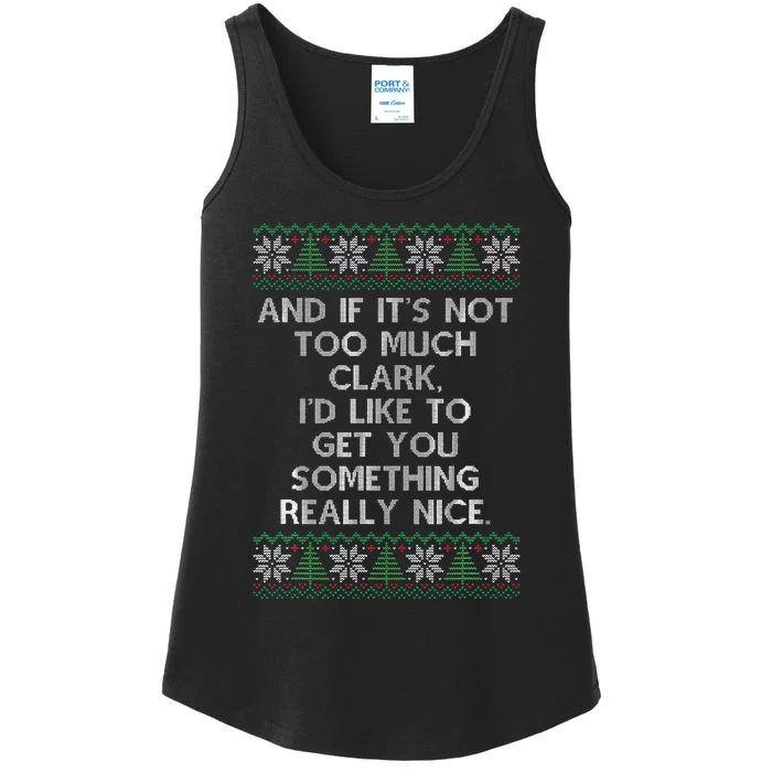 Christmas Family Winter Vacation Ugly Sweater Ladies Essential Tank