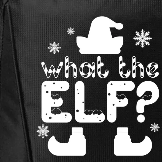 Christmas Funny What The Elf Gift City Backpack