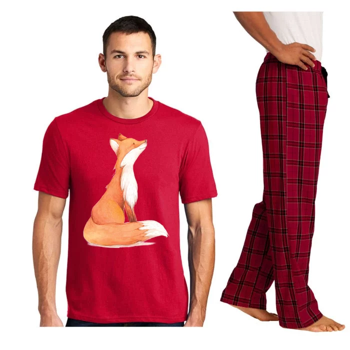 Cute Fox Watercolor | Funny Fox Lover Mammal Child Pajama Set