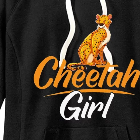 Cheetahs Funny Wild Cat Cheetah Women's Fleece Hoodie