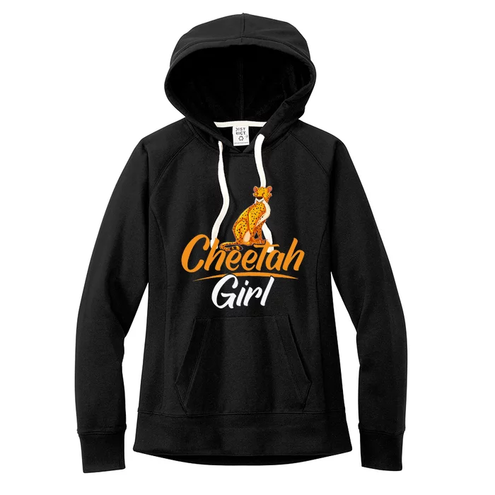 Cheetahs Funny Wild Cat Cheetah Women's Fleece Hoodie