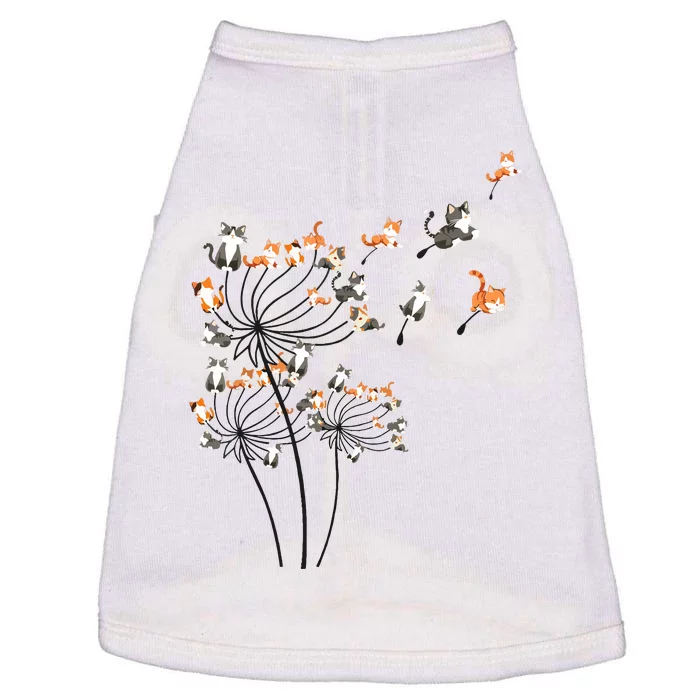 Cat For Women Girl Cute Dandelion Flower Doggie Tank