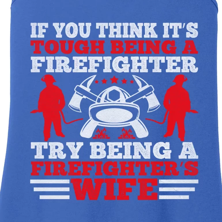 Cool Firefighters Wife Gift Ladies Essential Tank