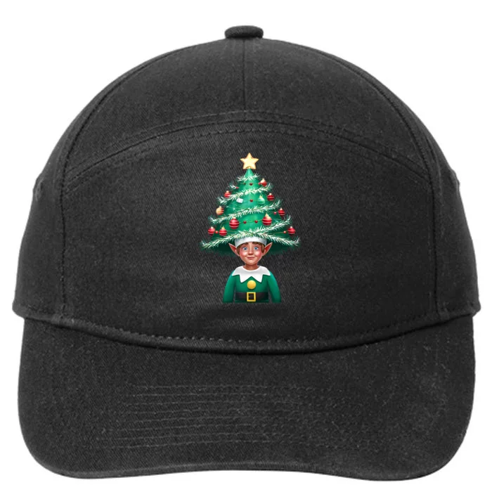 Christmas Family Xmas Ugly Christmas Outfit Merry Elf Tank Top 7-Panel Snapback Hat