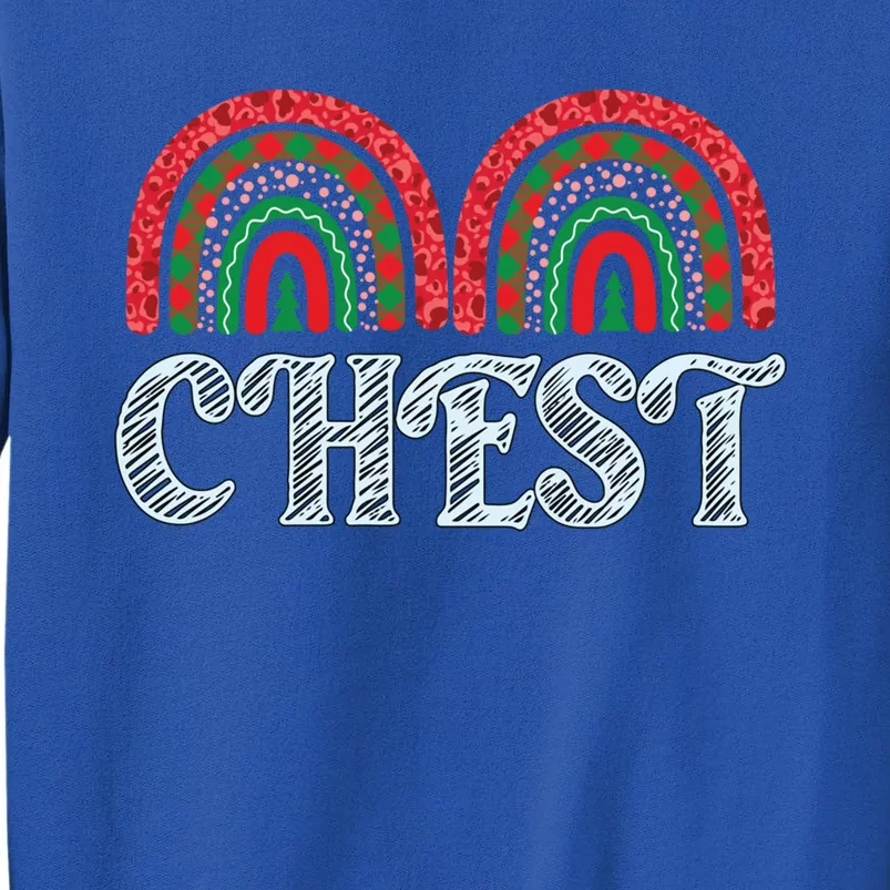 Chest Funny Xmas Chestnuts Matching Couples Christmas Nuts Cool Gift Tall Sweatshirt