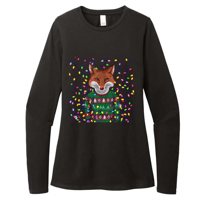 Christmas Family Xmas Ugly Christmas Outfit Merry Fox Tank Top Womens CVC Long Sleeve Shirt