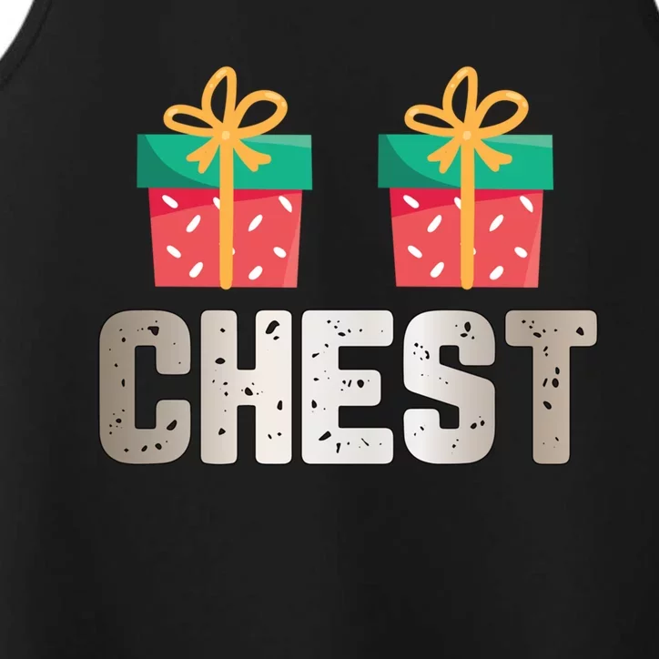 Chest Funny Xmas Chestnuts Matching Couples Christmas Nuts Great Gift Performance Tank