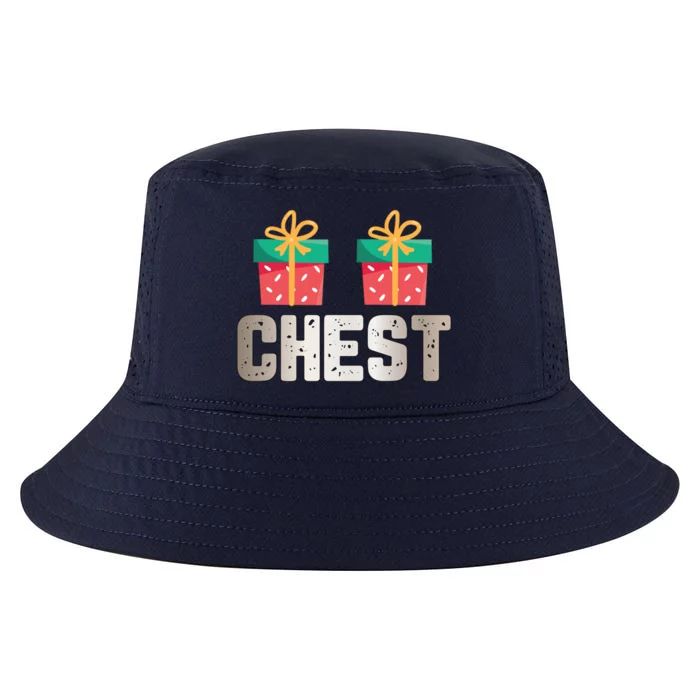 Chest Funny Xmas Chestnuts Matching Couples Christmas Nuts Great Gift Cool Comfort Performance Bucket Hat