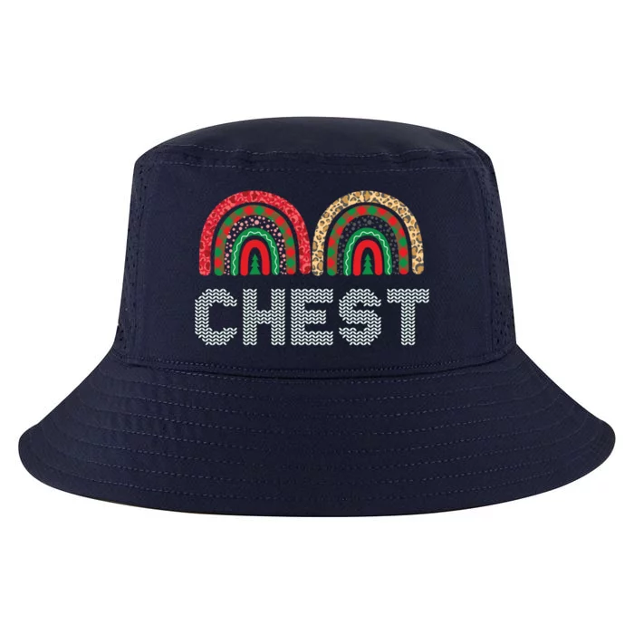 Chest Funny Xmas Chestnuts Matching Couples Christmas Nuts Meaningful Gift Cool Comfort Performance Bucket Hat