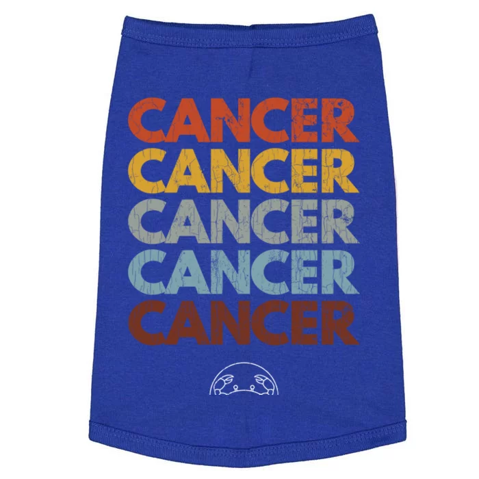 Cancer Funny Zodiac Graphic Gift Doggie Tank