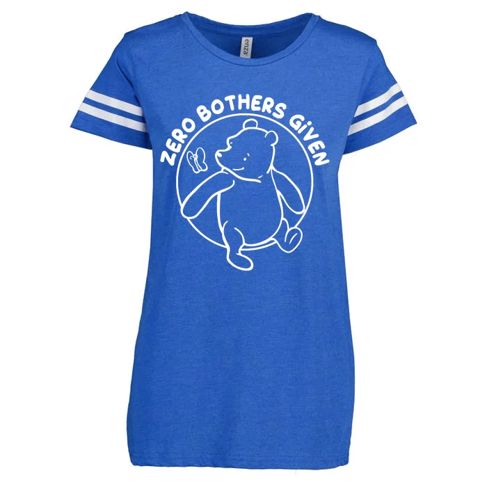 Cute Funny Zero Bothers Given Enza Ladies Jersey Football T-Shirt