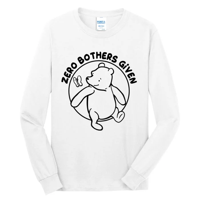 Cute Funny Zero Bothers Given Tall Long Sleeve T-Shirt