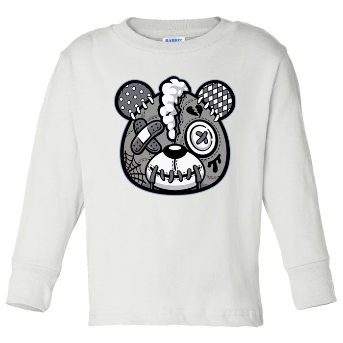 Cool Grey 11 Sneaker Match Tees Szy Heartbreak Bear Toddler Long Sleeve Shirt