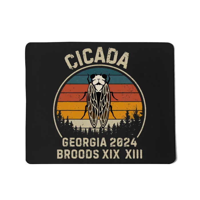 Cicada Georgia 2024 Invasion Brood Xiii And Brood Xix Mousepad