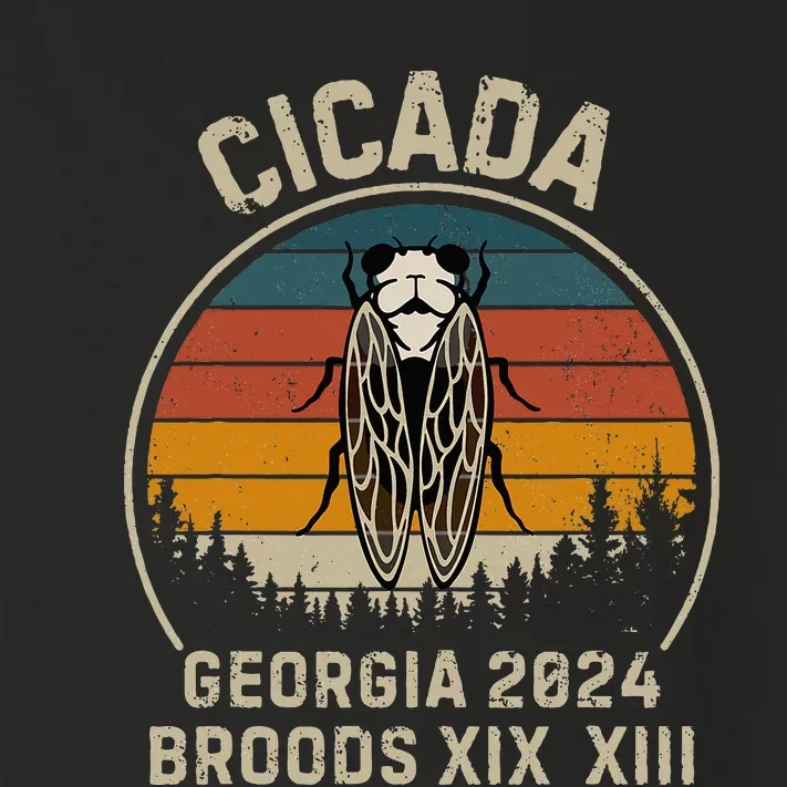 Cicada Georgia 2024 Invasion Brood Xiii And Brood Xix Toddler Long Sleeve Shirt