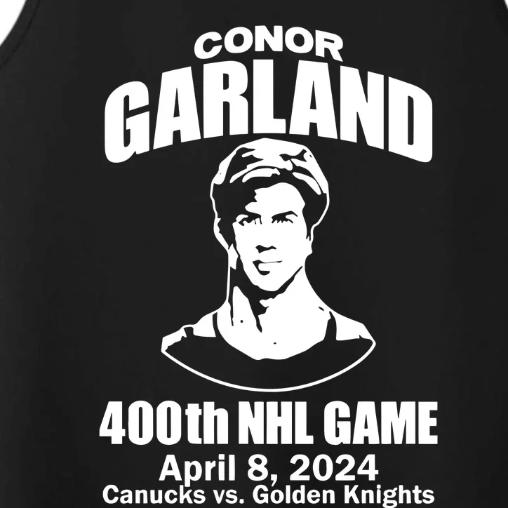 Conor Garland 400th Game Performance Tank