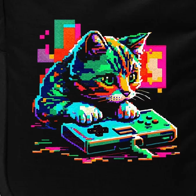 Cat Gaming 8bit Gaming Impact Tech Backpack