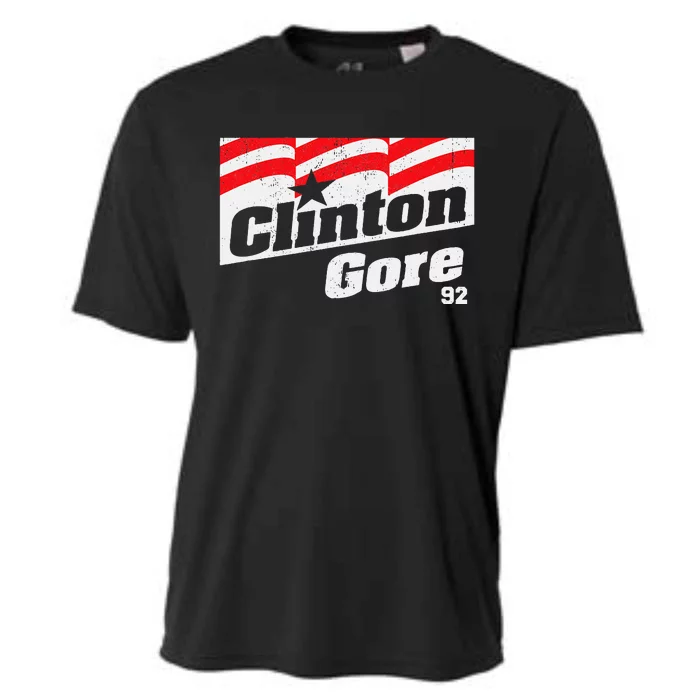 Clinton Gore 92 Retro Campaign Cooling Performance Crew T-Shirt