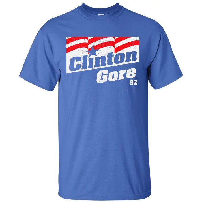 Clinton Gore 92 Retro Campaign Tall T-Shirt