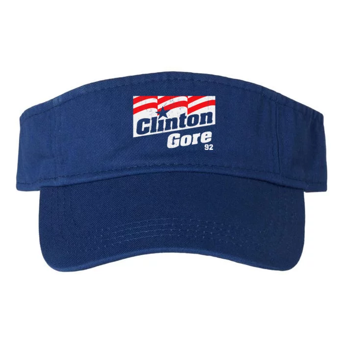 Clinton Gore 92 Retro Campaign Valucap Bio-Washed Visor